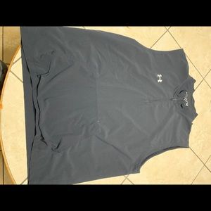 COPY - UA 1/4 zip sleeveless vest